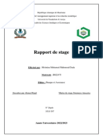 Rapport de Stage Meimine Dadde MM