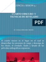 Secuencia 1 Sesión 5. - Cuarto Obscuro y Tecnicas de Revelado