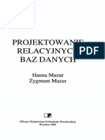 Projektowanie Relacyjnych Baz Danych (2004) - Hanna Mazur, Zygmunt Mazur