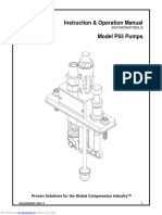 Instruction & Operation Manual Model P55 Pumps: Proven Solutions For The Global Compression Industry™