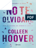 No Te Olvidaré - Colleen Hoover