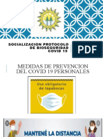 Socializacion Protocolo de Bioseguridad