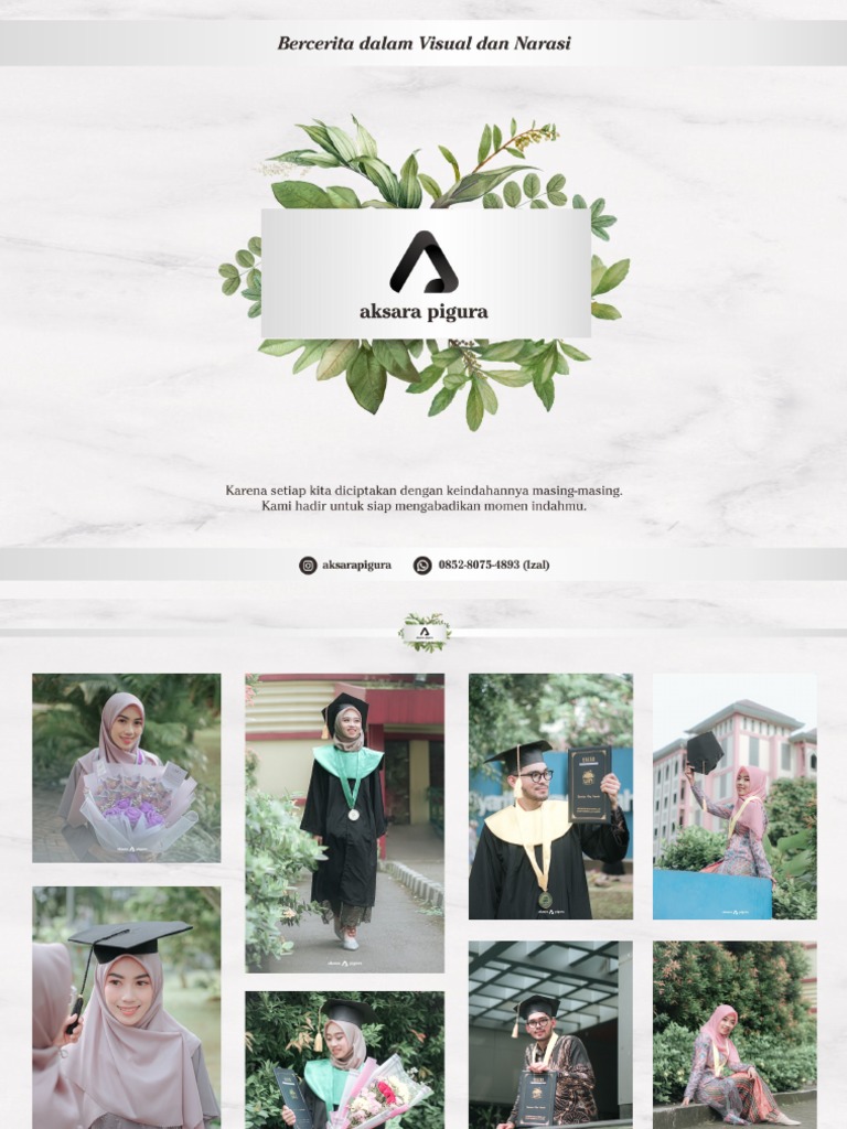 Pricelist Foto Wisuda by Aksara Pigura | PDF