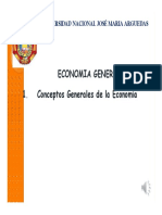 1.-Conceptos Generales - Economía