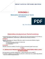 Introducción Matemática Economía