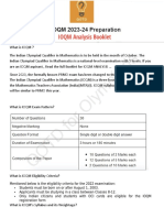 IOQM Analysis Booklet @QOTDforOlympiads