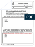 Avaliacao Final - Matematica Aplicada