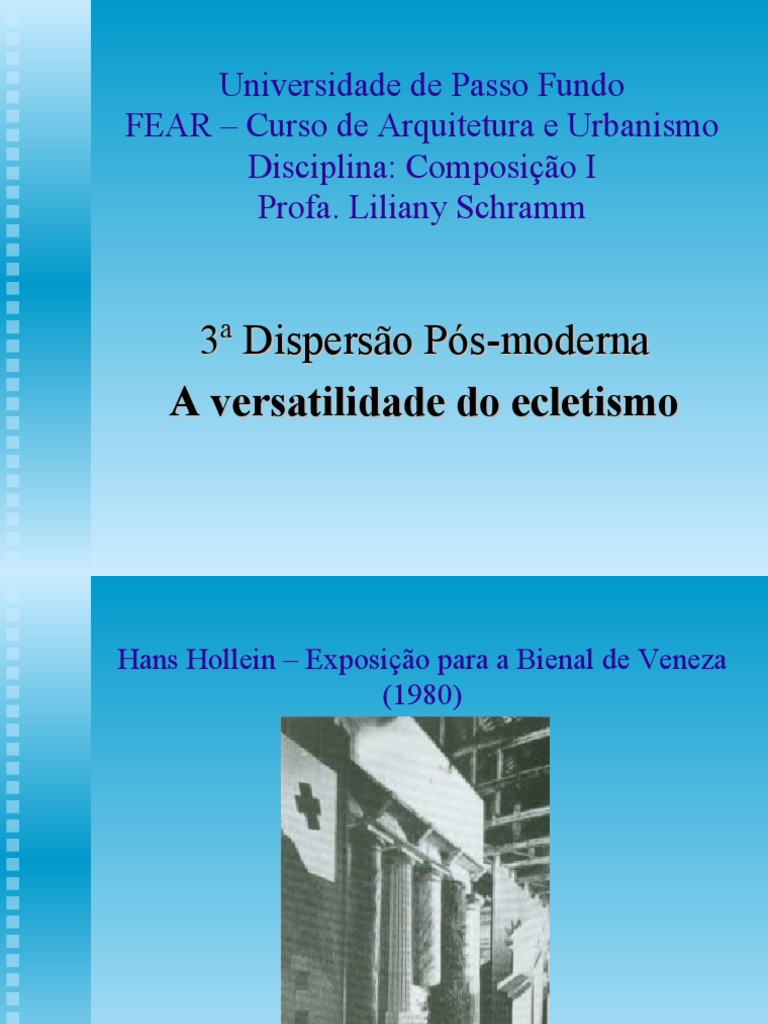 Versatilidade Do Ecletismo | PDF | Arte