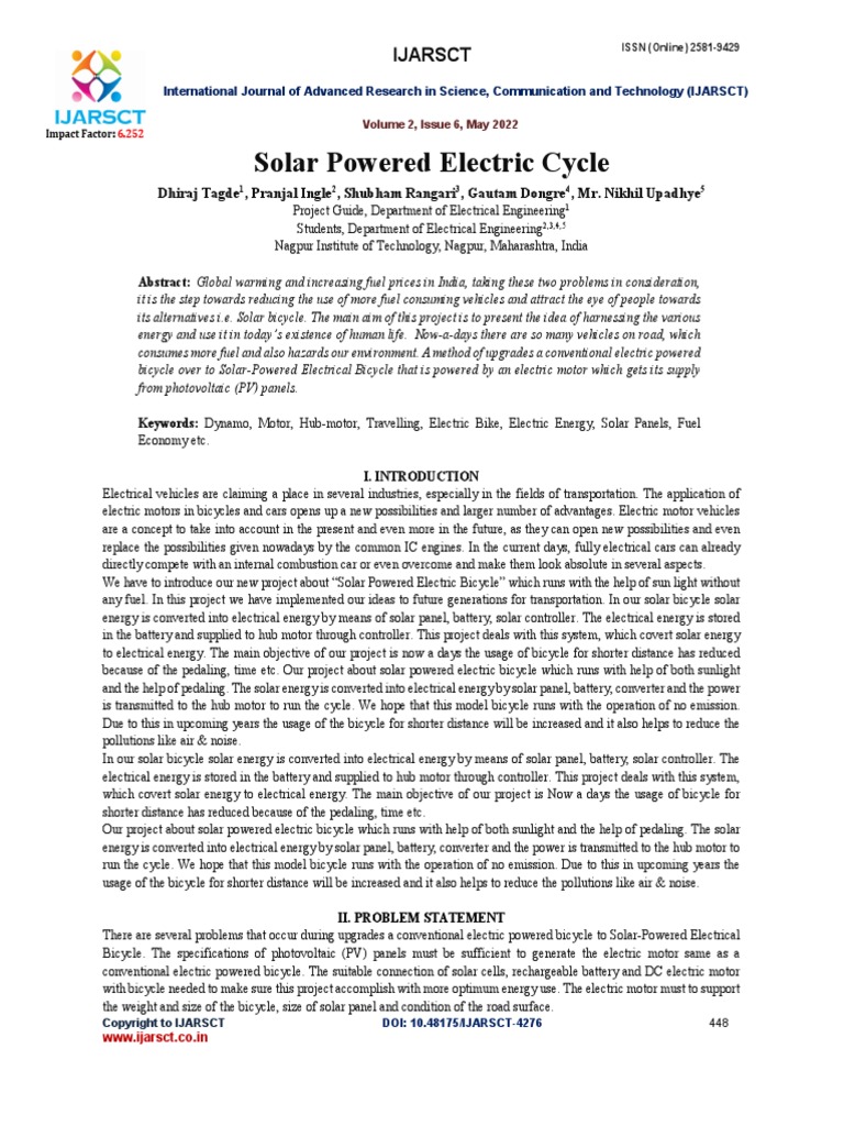 Paper 4276 | PDF | Photovoltaics | Solar Power