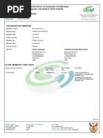 COR14.3 Registration Certificate Details | PDF