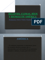 Relieves, Climas, Rios y Biomas de Ameríca PP