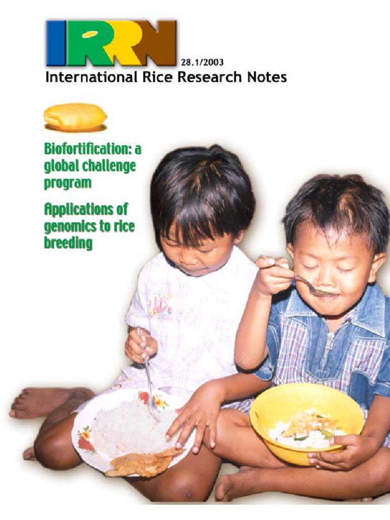 International Rice Research Notes Vol.28 No.1 | PDF | Single Nucleotide ...