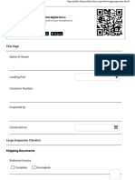 Cargo Inspection Checklist - SafetyCulture