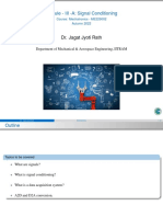 ModuleIII A SignalConditioning