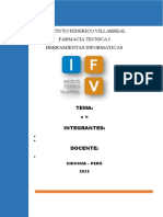 Estructura Informe - Instituto Federico Villarreal - Farmacia I