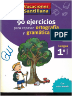 Ortografía y Gramática de 1 2