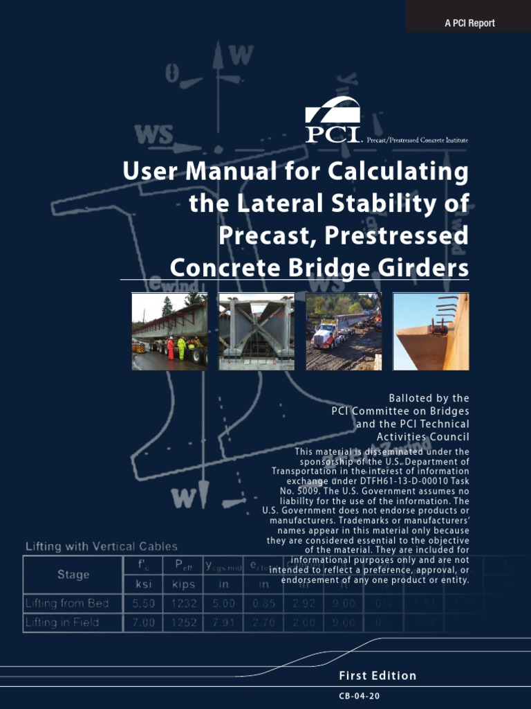 Lateral Stability For Precast Prestressed Concrete Bridge Girders | PDF ...