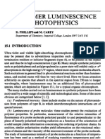 15 Polymer Luminescence and Photophysics: 15-1 Introduction