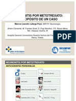 16 Neumonitis Por Metotrexato A Proposito de Un Caso