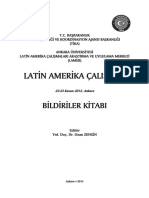 Latin Amerika Calistayi Bildiriler Kitabi