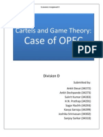Cartels and Game Theory:: Case of OPEC