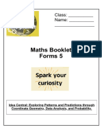 Maths Booklet A