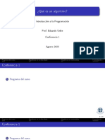 Clase 1 Introduccion - Algoritmo