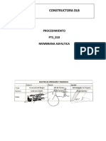 PTS - 018 - Membrana Asfaltica