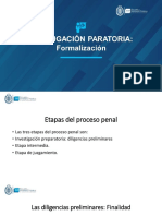 FORMALIZACIÓN La Investigación Preparatoria