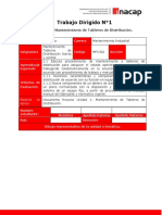 MFC302 - U1 - TD1 Trabajo Dirigido N°1 Mantenimiento de Tableros de Distribuc