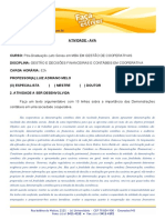 02 Atividade GESTÃO E DECISÕES FINANCEIRAS E CONTÁBEIS EM COOPERATIVA