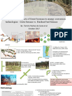 Enviromental Impacts of Forest Biomass-To-Energy Conversion Technologies