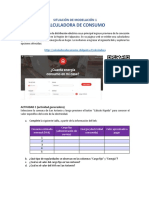 Situación de Modelación 01 Calculadora de Consumo