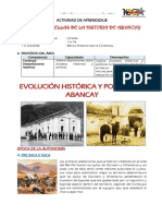 Evolución Histórica Y Política de Abancay: Tras Las Huellas de La Historia de Abancay