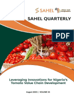 Sahel - Quarterly - Leveraging Innovations For Nigerias Tomato Value Chain Development