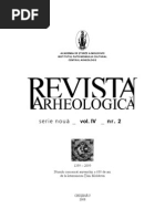 Revista Arheologică, Vol. IV, Nr. 2, 2008, Chişinău.