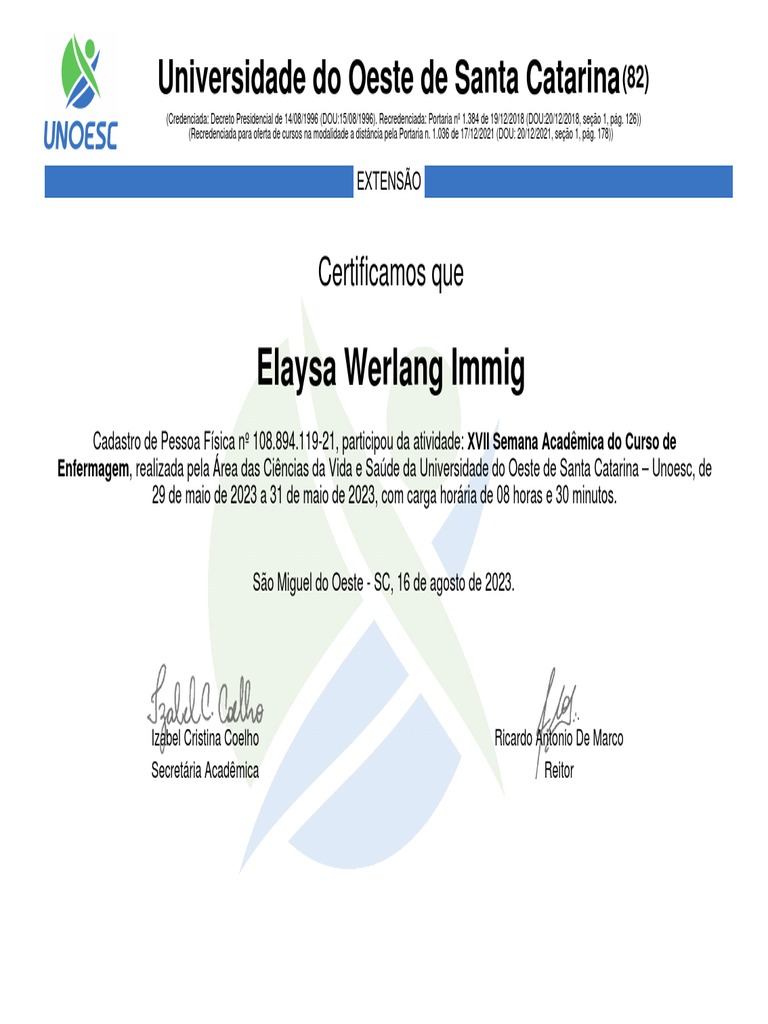 Certificado De Eventos Pdf