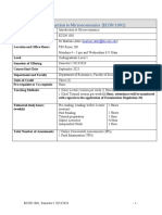 ECON 1001 Outline 2023 - 24 Final