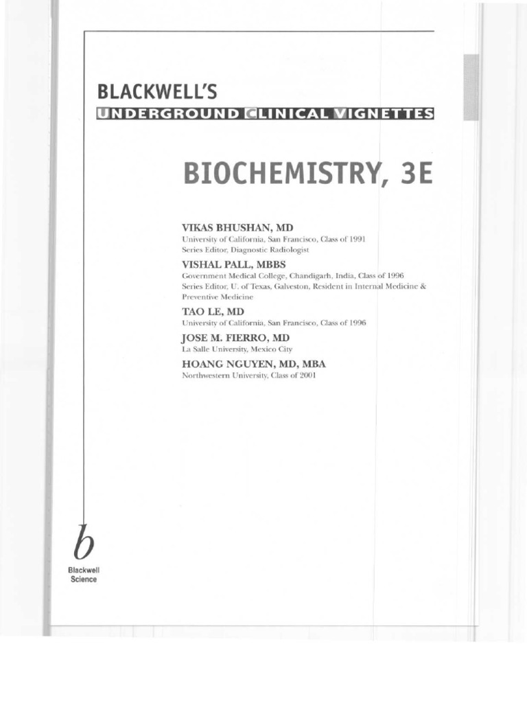 健康・医学 Underground clinical Vignettes USMLE - Underground Clinical Vignettes Biochemistry | PDF
