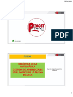 Didáctica de La Matemática Gestion de Aprendizajes en El Marco de La Nueva Escuela