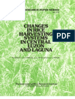 IRPS 31 Changes in Rice Harvesting Systems in Central Luzon and Laguna