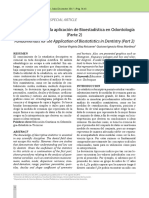 Fundamentos para La Aplicación de Bioestadística en Odontología Parte 2