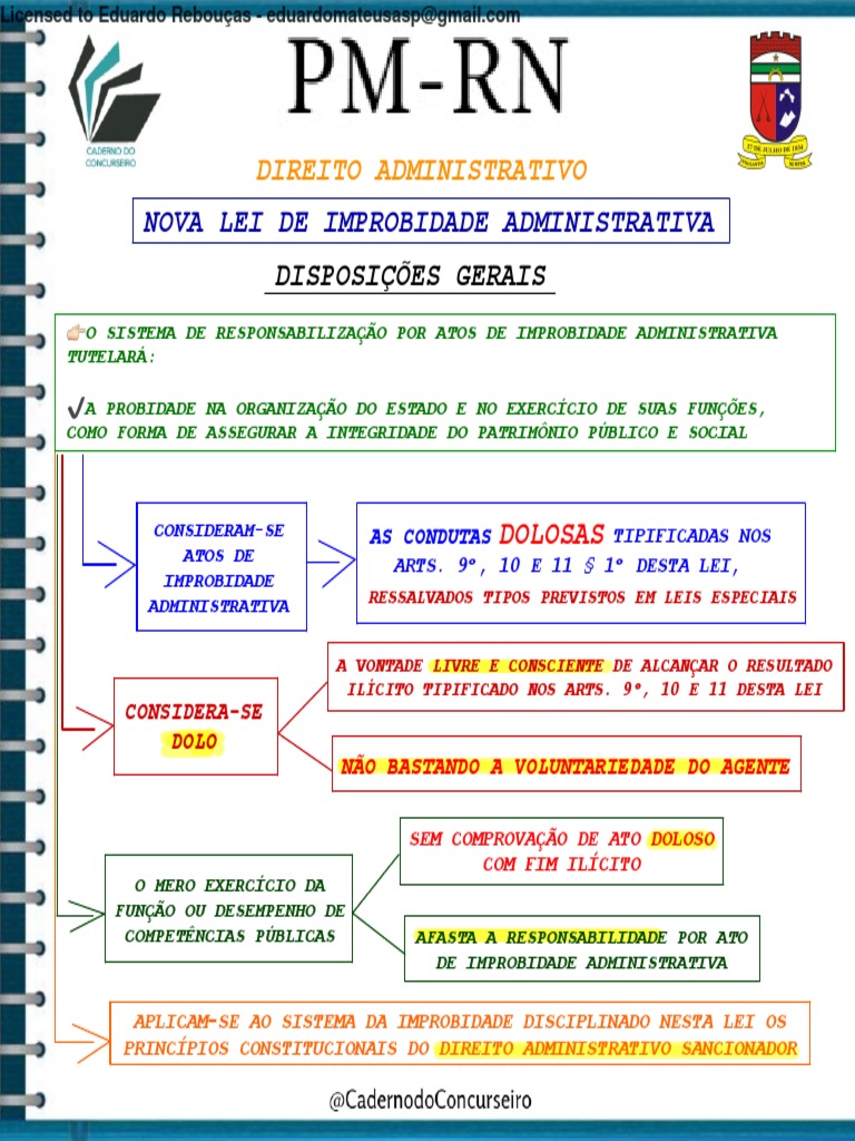 Nova Lei de Improbidade Administrativa | PDF | Administração pública | Réu