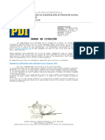 PDI Virtual - Solicitamos Su Presencia Ante El Tribunal de Justicia