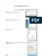 Cara Mengganti Nomor IP