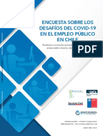 Encuesta Sobre Los Desafíos Del Covid-19 en El Empleo Público en Chile
