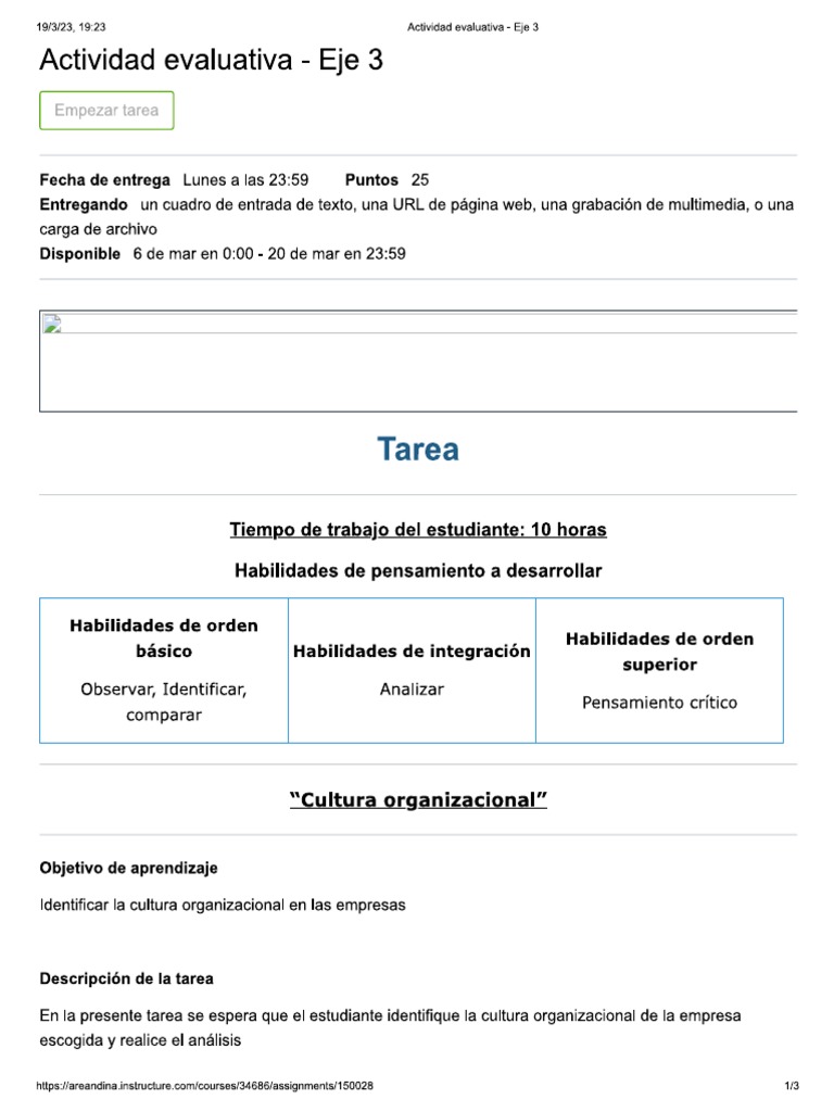 Actividad Evaluativa - Eje 3 | PDF