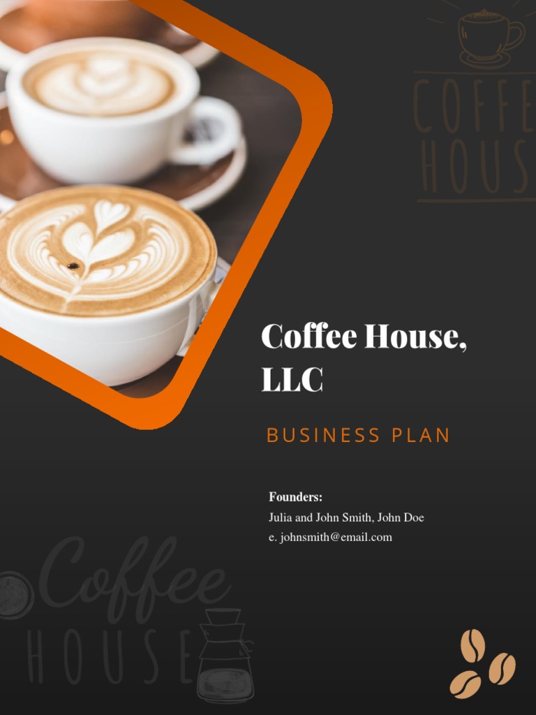 Coffee House Business Plan Sample PDF Drink Coffee