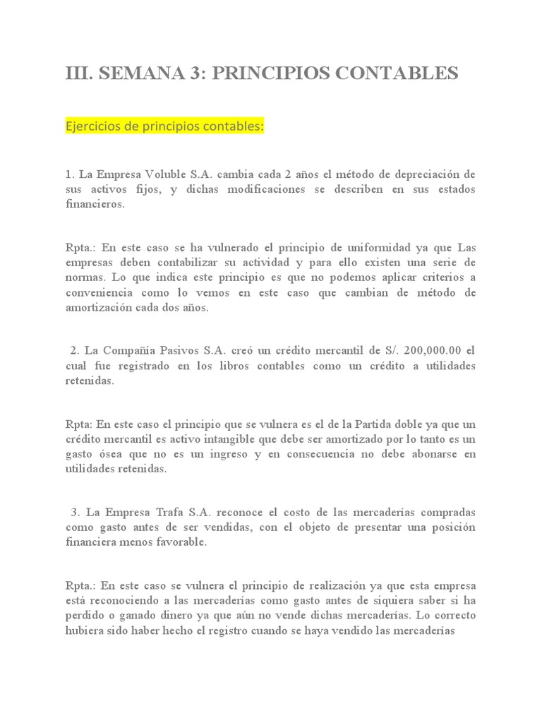 Semana 3 Contabilidad | PDF