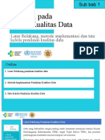 B - Pendekatan Penilaian Kualitas Data (Latar Belakang, Metode Implementasi Dan Tata Kelola Penilaian Kualitas Data)